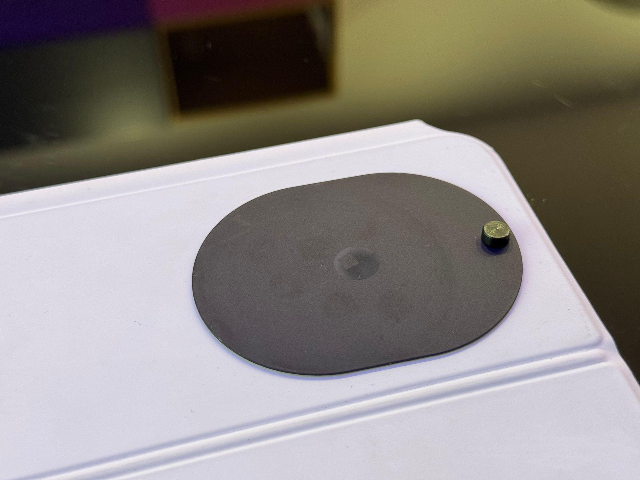 The base of the Rolling Square Edge Pro that I attached to the back of the Magic Keyboard.