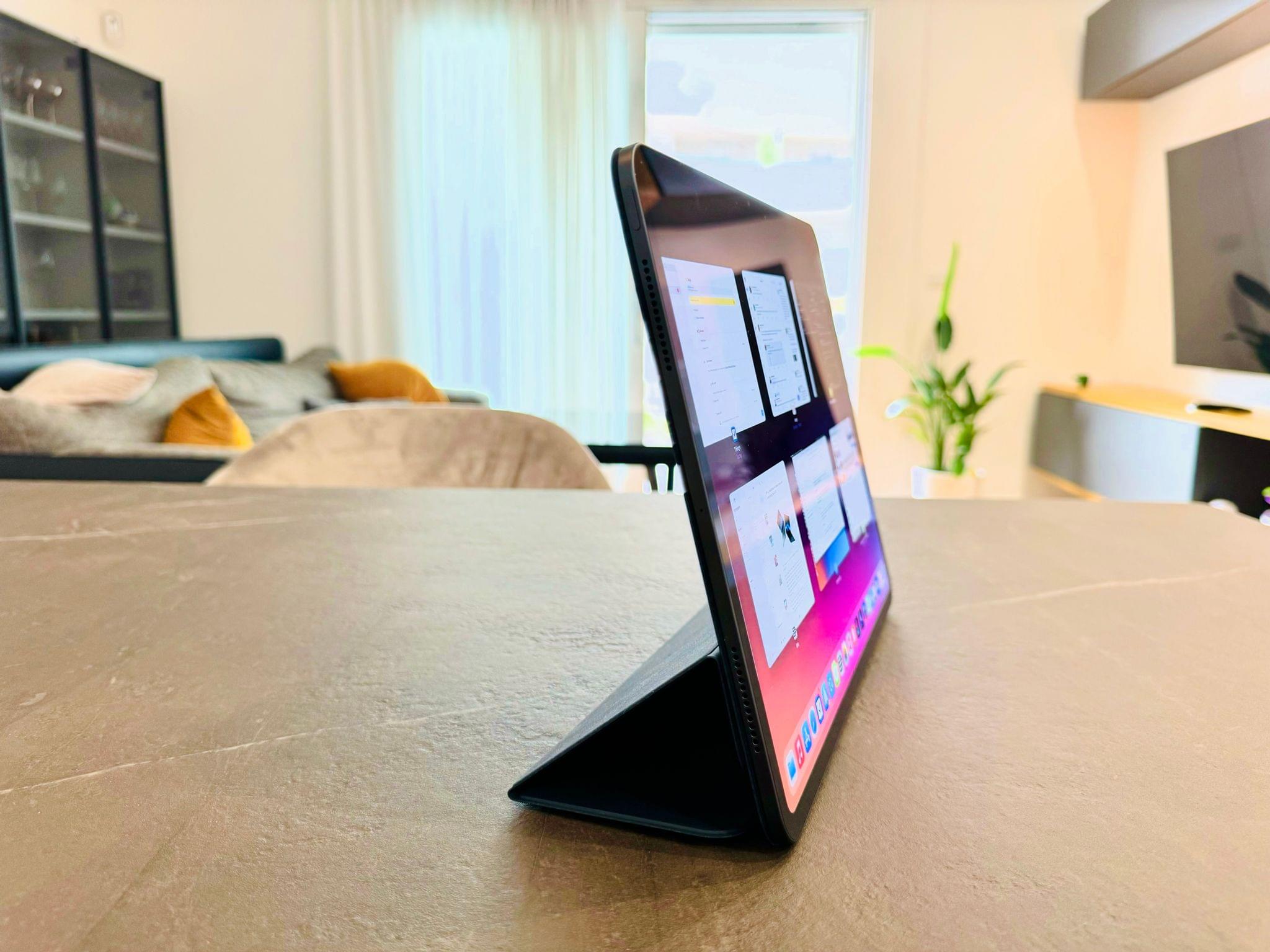 I didn't have to cut anything, and the Smart Folio still works as intended.
