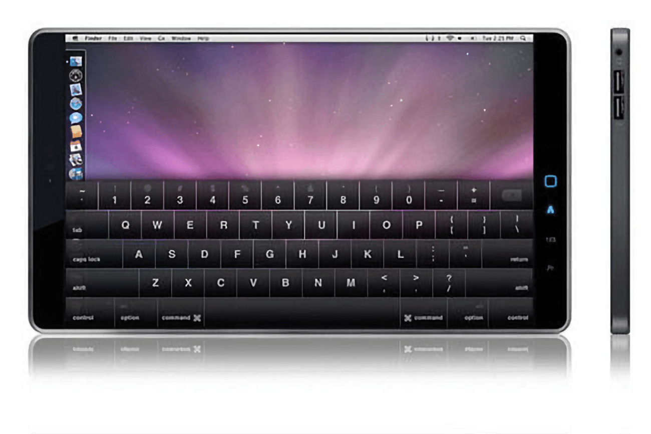 An early Apple tablet mockup (Source: digitaltrends.com).