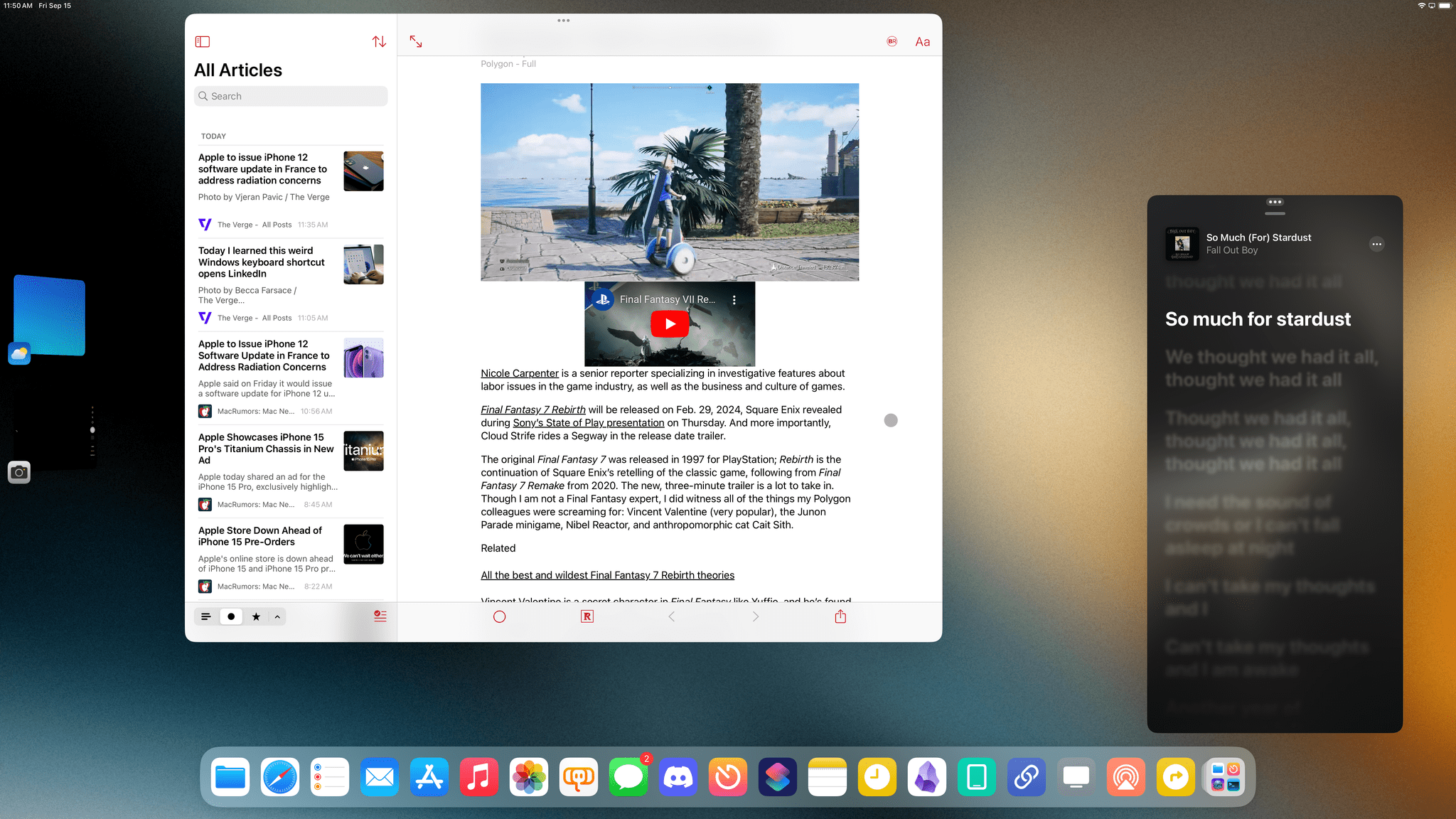 Small windows on external displays now stay where you put them.