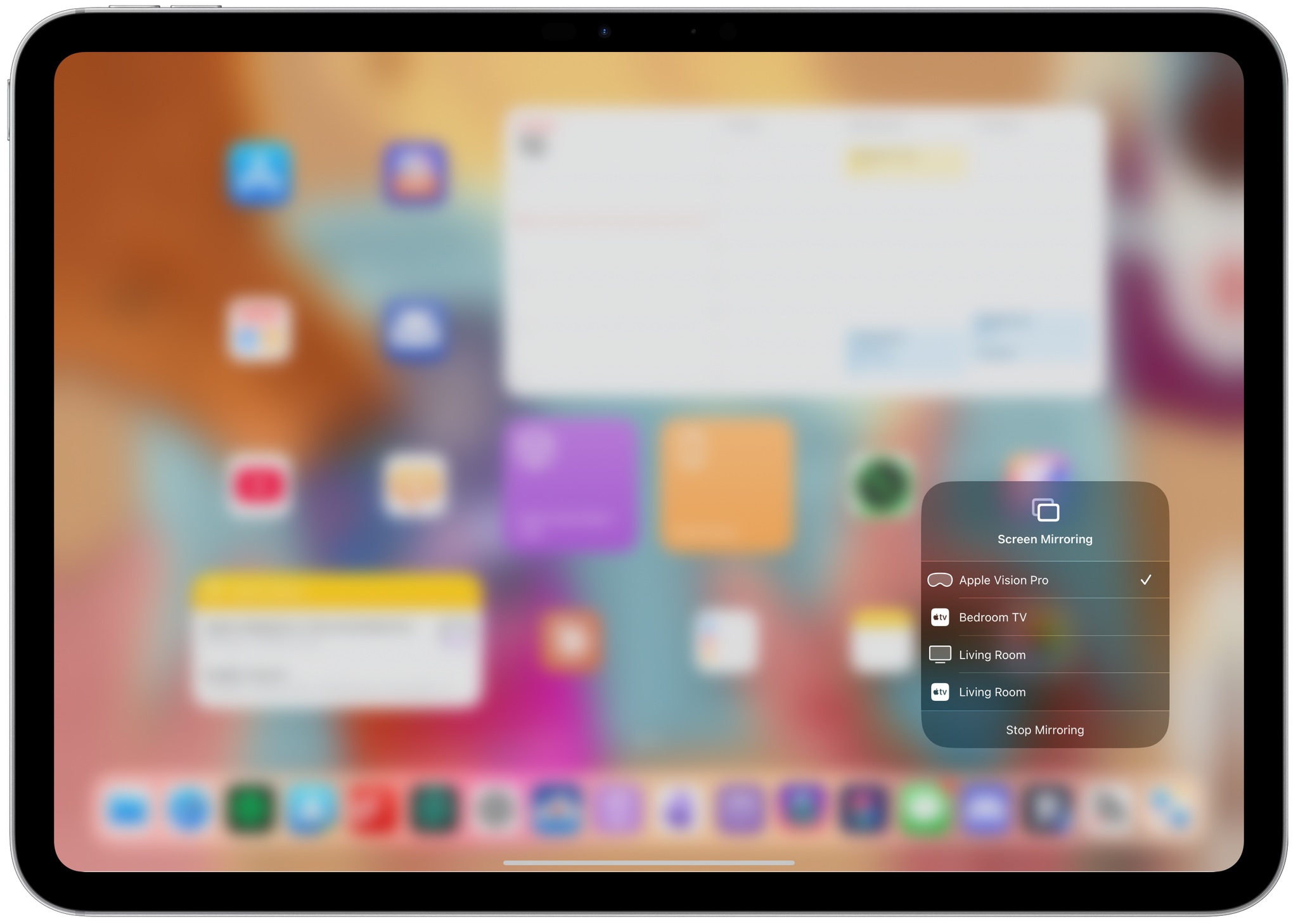 Mirroring to the Vision Pro&hellip;