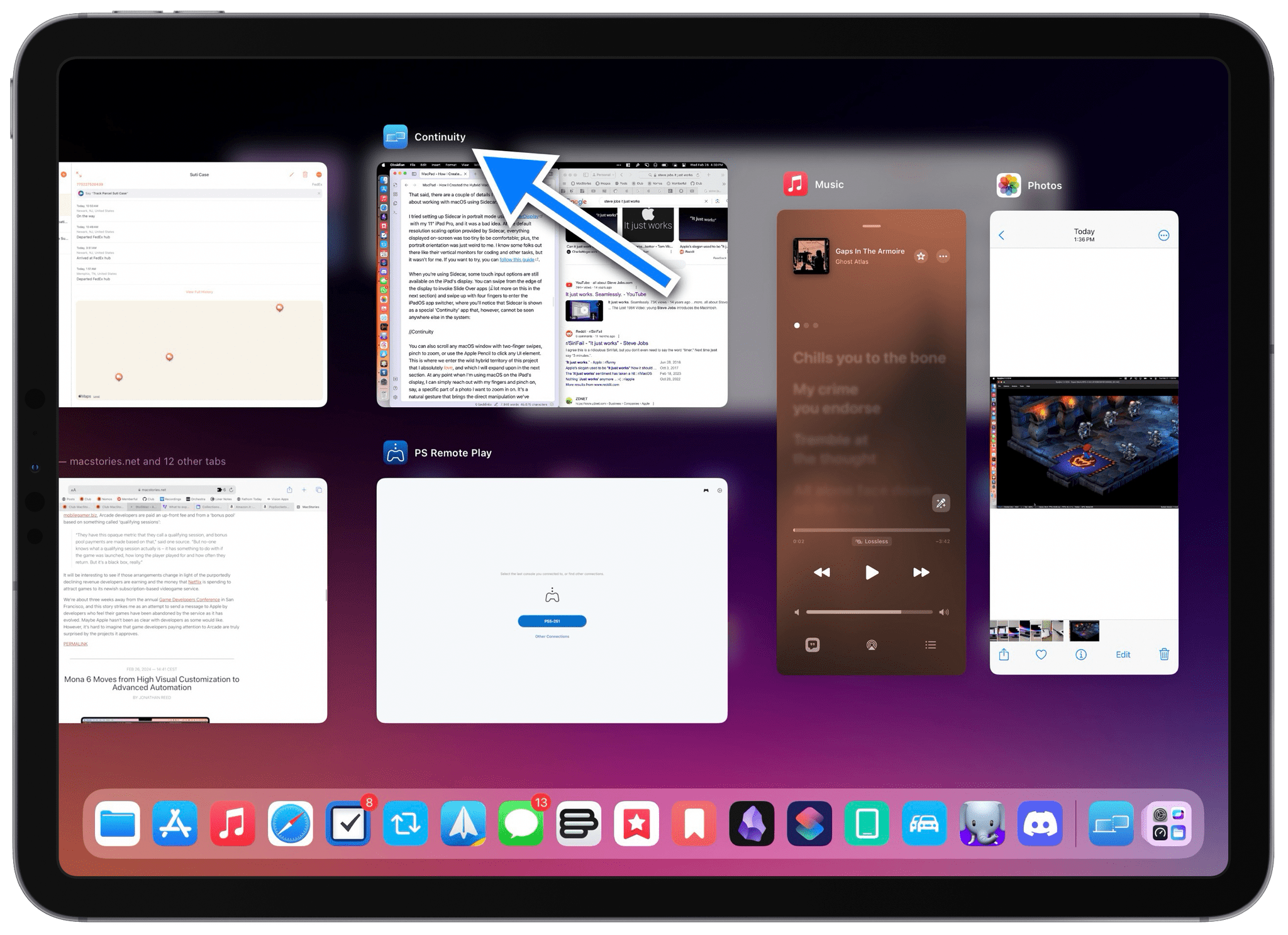 The Continuity app is Sidecar.